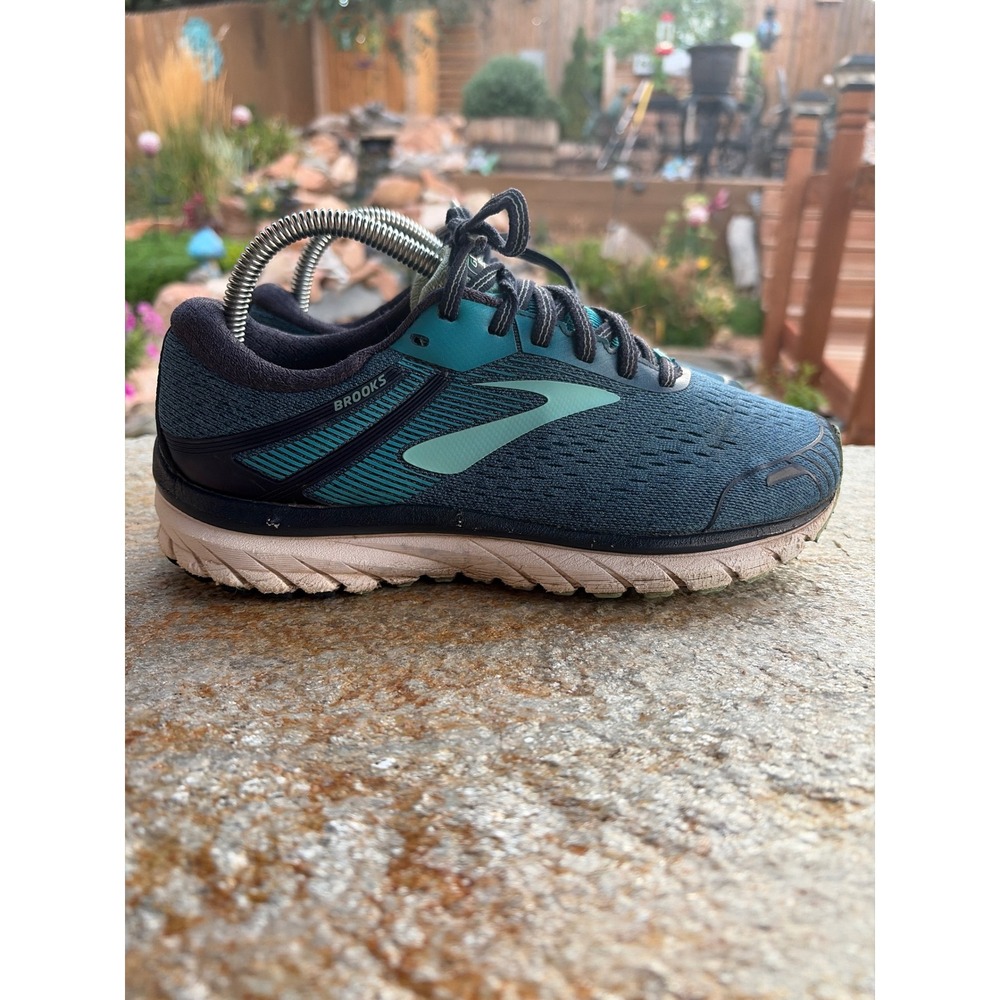 Brooks Adrenaline GTS 18 Womens Running Shoes 8.5 Extra Wide 2E Teal 1202682E405